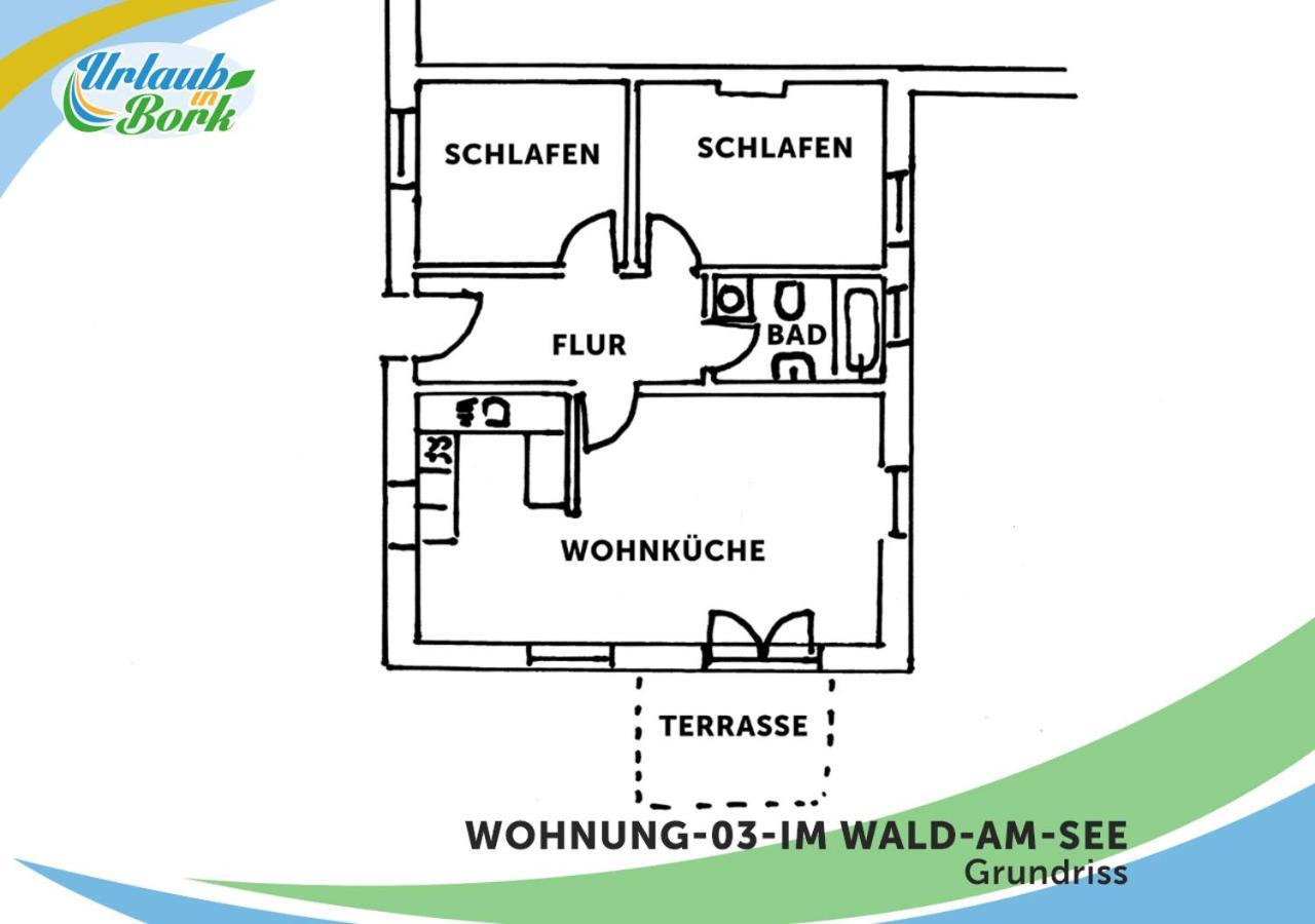 Jagd-Angler-Suite-03-Im-Wald-Am-See 屈里茨 外观 照片